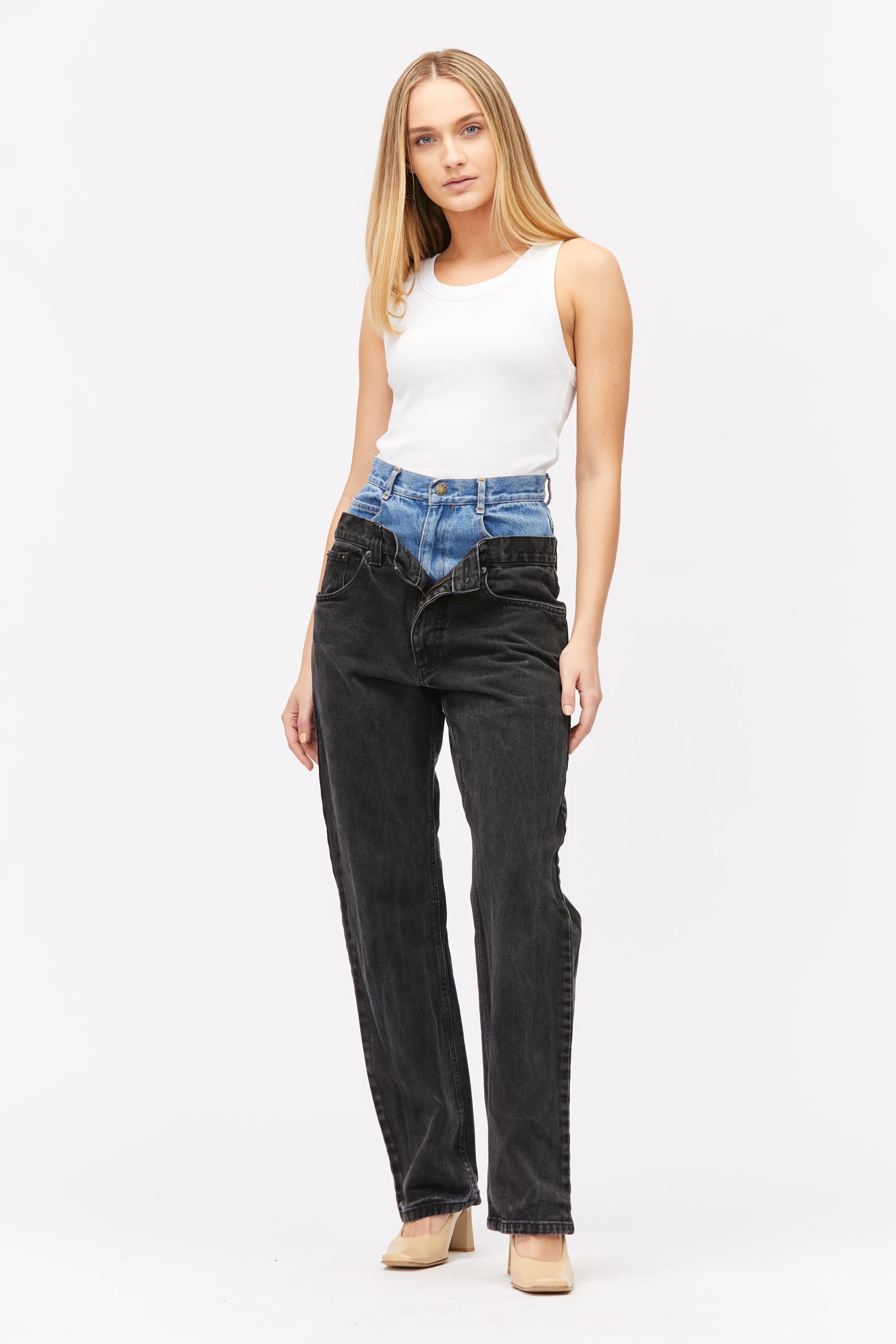 2IN1 JEANS -SIZE S